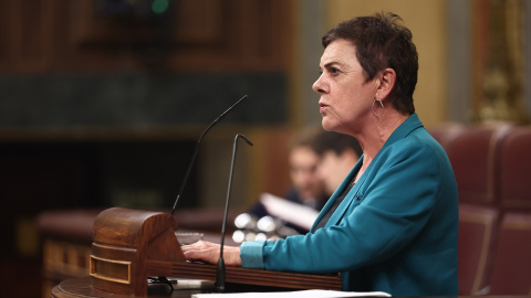 Mertxe Aizpurua La portavoz de EH Bildu, Mertxe Aizpurua, durante su intervención.