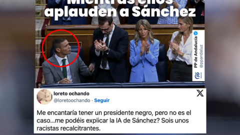Críticas al tuit del PP andaluz con una foto manipulada de Pedro Sánchez.