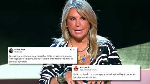 Fotomontaje de la periodista Carmen Porter con tuits.