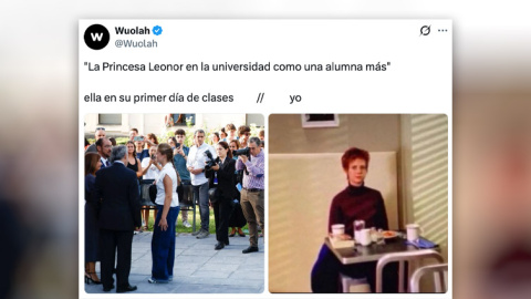 Reacciones a las palabras de algunos medios sobre el primer día de clase de Leonor de Borbón.