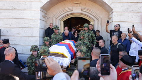 Funeral de Ratko Mladic en Belgrado, Serbia.