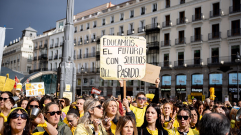 Concentración de educadoras del ciclo de Educación Infantil, a 7 de mayo de 2026 en Madrid. Concentración de educadoras del ciclo de Educación Infantil, a 7 de mayo de 2026 en Madrid.