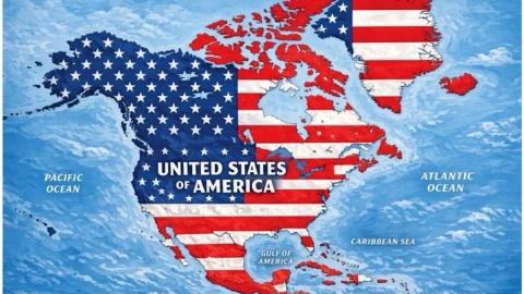 mapa-trump-x El mapa compartido por Trump en su red social.