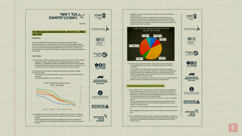 Doc translation Informe de la red de rectores VERA sobre los boicots académicos en Europa a los proyectos de investigación con universidades israelíes.