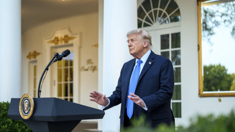 Trump durante un evento en la Casa Blanca, en una imagen de archivo.