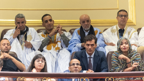 Saharauis entre el público durante una sesión plenaria en el Congreso de los Diputados, a 10 de septiembre de 2026, en Madrid Saharauis entre el público durante una sesión plenaria en el Congreso de los Diputados, a 10 de septiembre de 2026, en Madrid