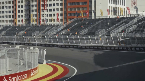 Vista del circuito Madring, sede del Gran Premio de España, en la capital a 10 de septiembre de 2026.