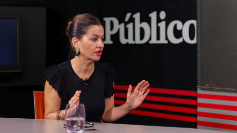 Imagen de Sira Rego tras la entrevista en 'Público', a 10 de septiembre de 2026, en Madrid.