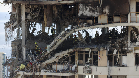 Edificio en Odesa (Ucrania) alcanzado por misiles rusos el pasado viernes. Edificio en Odesa (Ucrania) alcanzado por misiles rusos el pasado viernes.