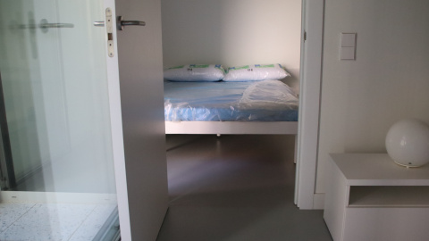Una habitació d'un dels habitatges d'ús temporal a Sant Martí (dilluns 07 de setembre del 2026) Una habitació d'un dels habitatges d'ús temporal a Sant Martí