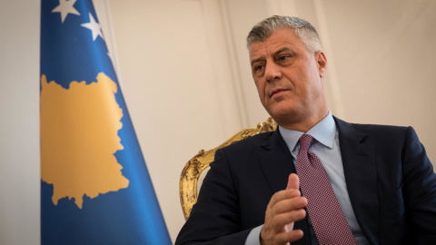 Foto de archivo del expresidente de Kosovo Hashim Thaci.