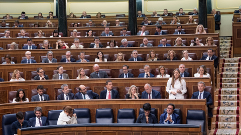 Imagen del pleno del Congreso de los Diputados celebrado este martes.