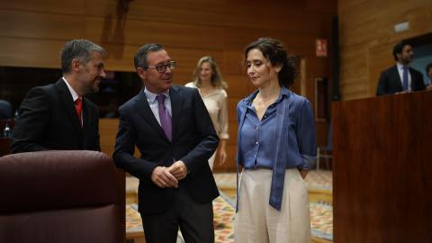 Isabel Díaz Ayuso, durante un pleno en la Asamblea de Madrid. Isabel Díaz Ayuso, durante un pleno en la Asamblea de Madrid.