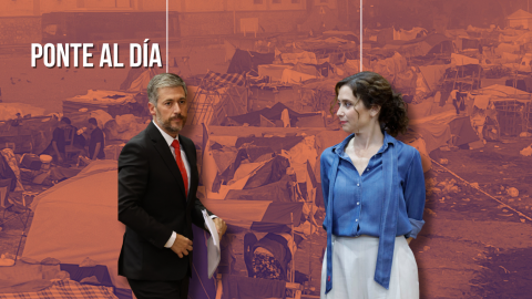 Fotomontaje con las imágenes de Miguel Ángel García Martín e Isabel Díaz Ayuso.