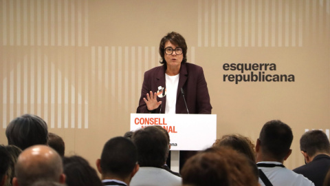 La presidenta adjunta d'ERC, Diana Riba, al Consell Nacional que els republicans han fet aquest dissabte, 19 de setembre. 19/09/2026 La presidenta adjunta d'ERC, Diana Riba, al Consell Nacional que els republicans han fet aquest dissabte, 19 de setembre.