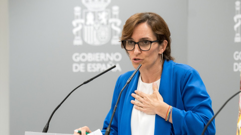 La ministra de Sanidad, Mónica García, en una imagen de archivo.