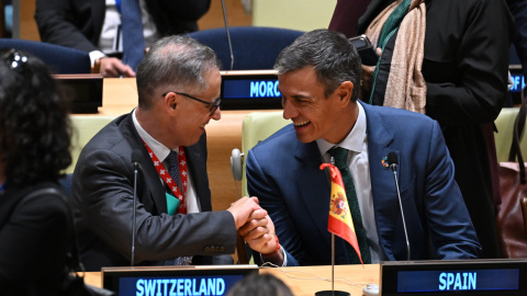 El presidente del Gobierno, Pedro Sánchez durante su asistencia al Evento Partners for Multilateralism en la ONU. El presidente del Gobierno, Pedro Sánchez durante su asistencia al Evento Partners for Multilateralism en la ONU.