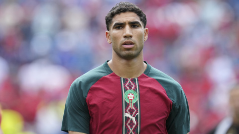 El futbolista Achraf Hakimi. El futbolista Achraf Hakimi.