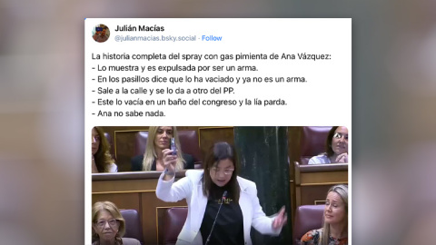Reacciones a la liada del PP con el gas pimienta. Reacciones a la liada del PP con el gas pimienta.