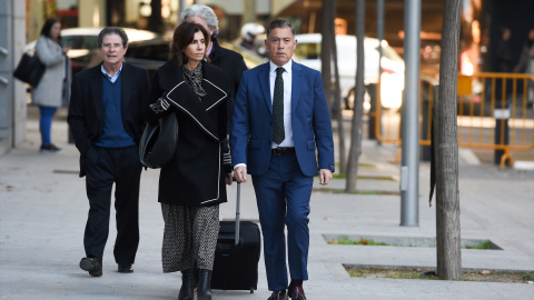 El expresidente de la Diputación Marcos Martínez Barazón a su llegada a la Audiencia Nacional para el juicio por la trama leonesa del ‘caso Púnica’, a 10 de noviembre de 2022, en Madrid.