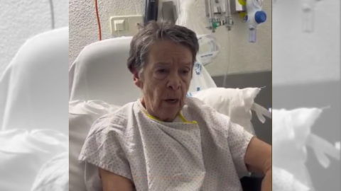 Fragmento del vídeo de Maricarmen desde el hospital. Fragmento del vídeo de Maricarmen desde el hospital.