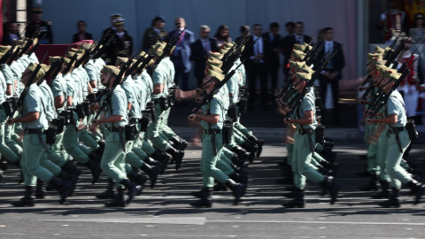 Militares EP Desfile militar en una foto de archivo.