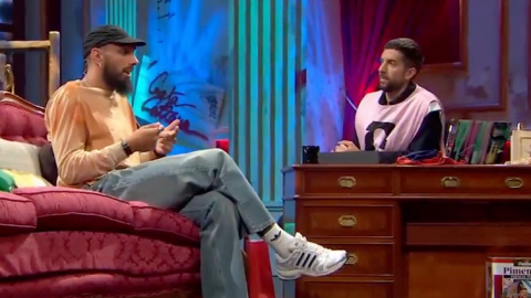 Borja Iglesias y David Broncano en 'La Revuelta'.