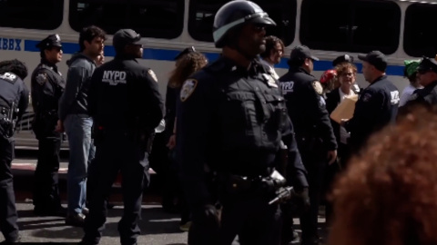 Detenida la actriz Susan Sarandon en una protesta contra Netanyahu en Nueva York Detenida la actriz Susan Sarandon en una protesta contra Netanyahu en Nueva York