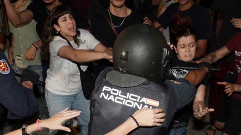 Manifestación, este viernes, en Valladolid.