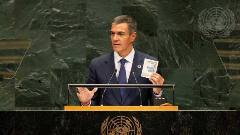 Sánchez deplora en la ONU la maldad de Trump, Netanyahu y Putin