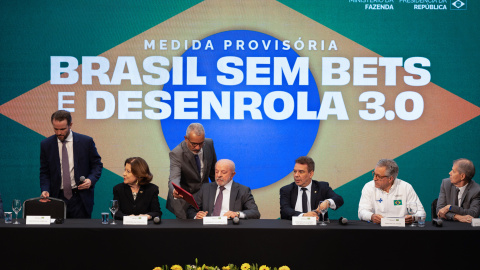 Lula anuncia la prohibición de las apuestas online en Brasil.