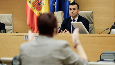 El presidente de la Diputació de València, Vicente Mompó, comparece ante la Comisión de la DANA en el Congreso, a 28 de septiembre de 2026.