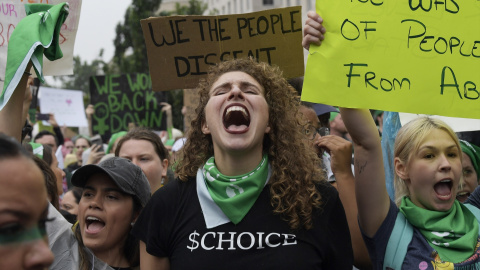 Concentración feminista en Washington.
