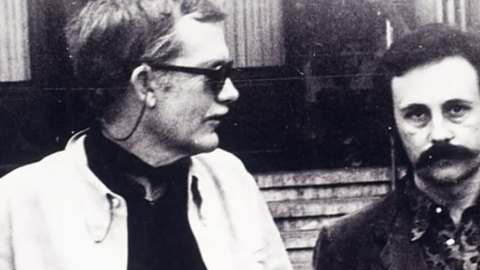 Sam Peckinpah y Gonzalo Suárez Sam Peckinpah y Gonzalo Suárez
