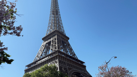 Imagen de archivo de la Torre Eiffel de París.