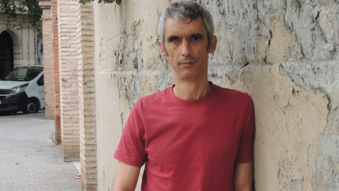 L'activista independentista Roger Español, retratat per 'Públic'.