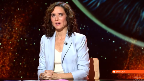 Captura de pantalla 2026-10-02 075011 Isabel Díaz Ayuso en el programa 'Horizonte'.