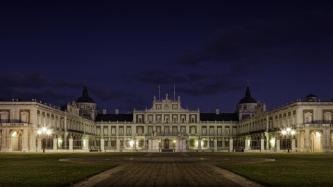Exterior del palacio de Aranjuez, en Madrid. Exterior del palacio de Aranjuez, en Madrid
