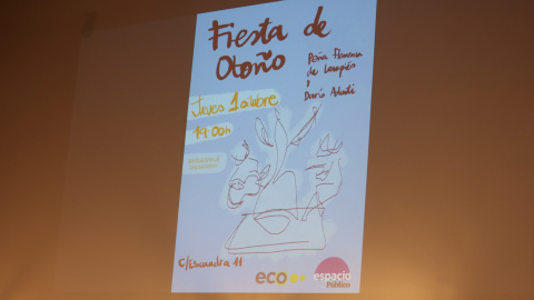 1 Cartel de la Fiesta de Otoño organizada por Espacio Público