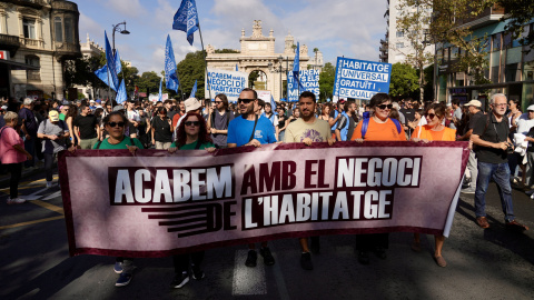 Manifestación, este sábado, en València.