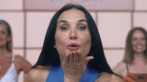 Demi Moore, en un momento de la película 'La sustancia'. Demi Moore, en un momento de la película 'La sustancia'.