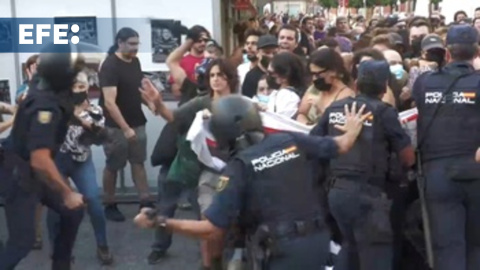 Cargas policiales en Sevilla Cargas policiales en Sevilla