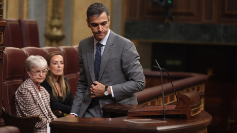 El presidente del Gobierno, Pedro Sánchez, interviene durante una sesión plenaria, en el Congreso de los Diputados, a 2 de octubre de 2026 El presidente del Gobierno, Pedro Sánchez, interviene durante una sesión plenaria, en el Congreso de los Diputados, a 2 de octubre de 2026