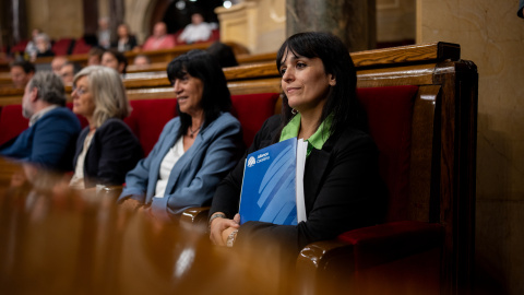 La líder d'Aliança, Sílvia Orriols, al Debat de Política General celebrat la setmana passada al Parlament de Catalunya, amb la també diputada ultradretana Rosa Maria Soberana al seu costat. 30/09/2026 La líder d'Aliança, Sílvia Orriols, al Debat de Política General celebrat la setmana passada al Parlament de Catalunya, amb la també diputada ultradretana Rosa Maria Soberana al seu costat.