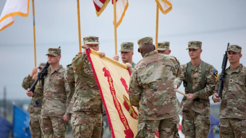 Varios militares de la base de Fort Hood, en Texas, en una imagen de archivo.Varios militares de la base de Fort Hood, en Texas, en una imagen de archivo.