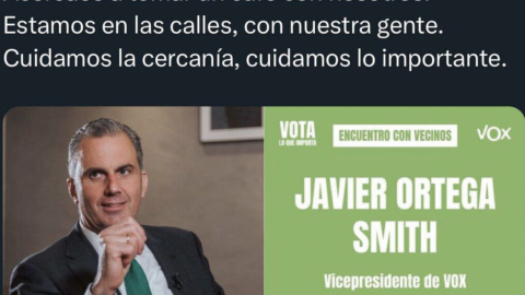 Convocatoria de Ortega Smith en Galicia a través de X. Le negaron la entrada en el café y su tuit desapareció Convocatoria de Ortega Smith en Galicia a través de X. Le negaron la entrada en el café y su tuit desapareció