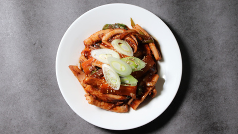 Receta de calamares picantes coreanos