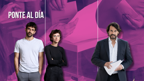 Fotomontaje con las imágenes de los directores de 'NAZA' y Alberto González Amador.