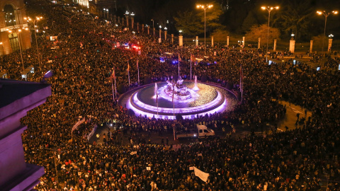 Manifestación de la huelga feminista en MadridFecha: 08/03/2019.Foto de archivoFirma: Ricardo Rubio / Europa Press