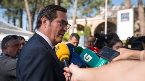garagara El presidente de la CEOE, Antonio Garamendi, el pasado 3 de octubre.